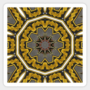 Ornate Kaleidoscope based on Crimson Defiance (Seamless) 14 Sticker